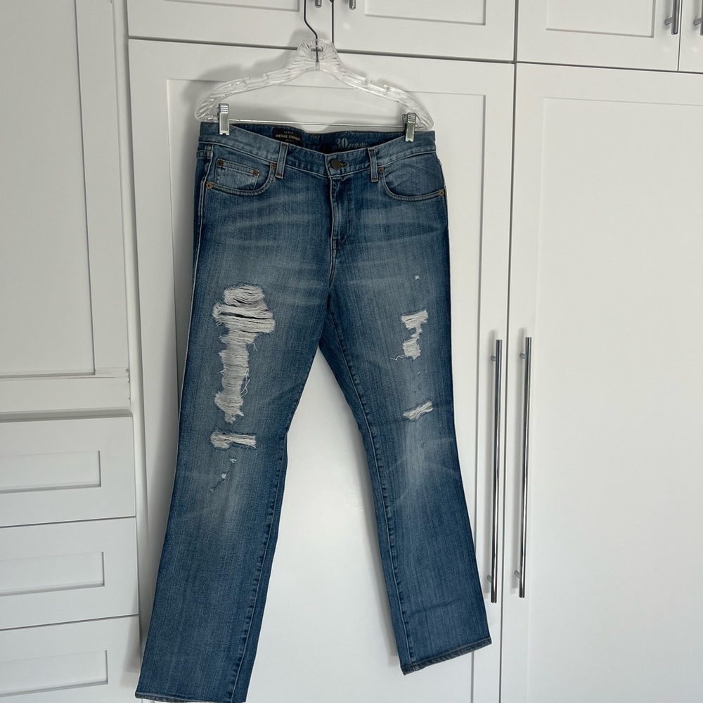 J Crew jeans, Vintage Straight, size 30